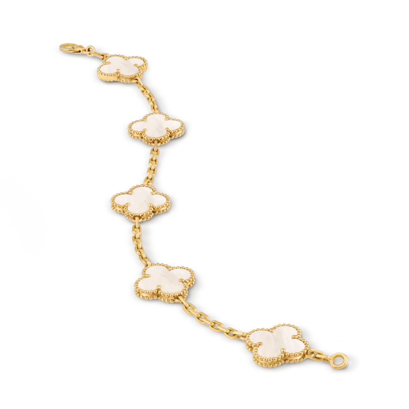 V.cleef doré blanche