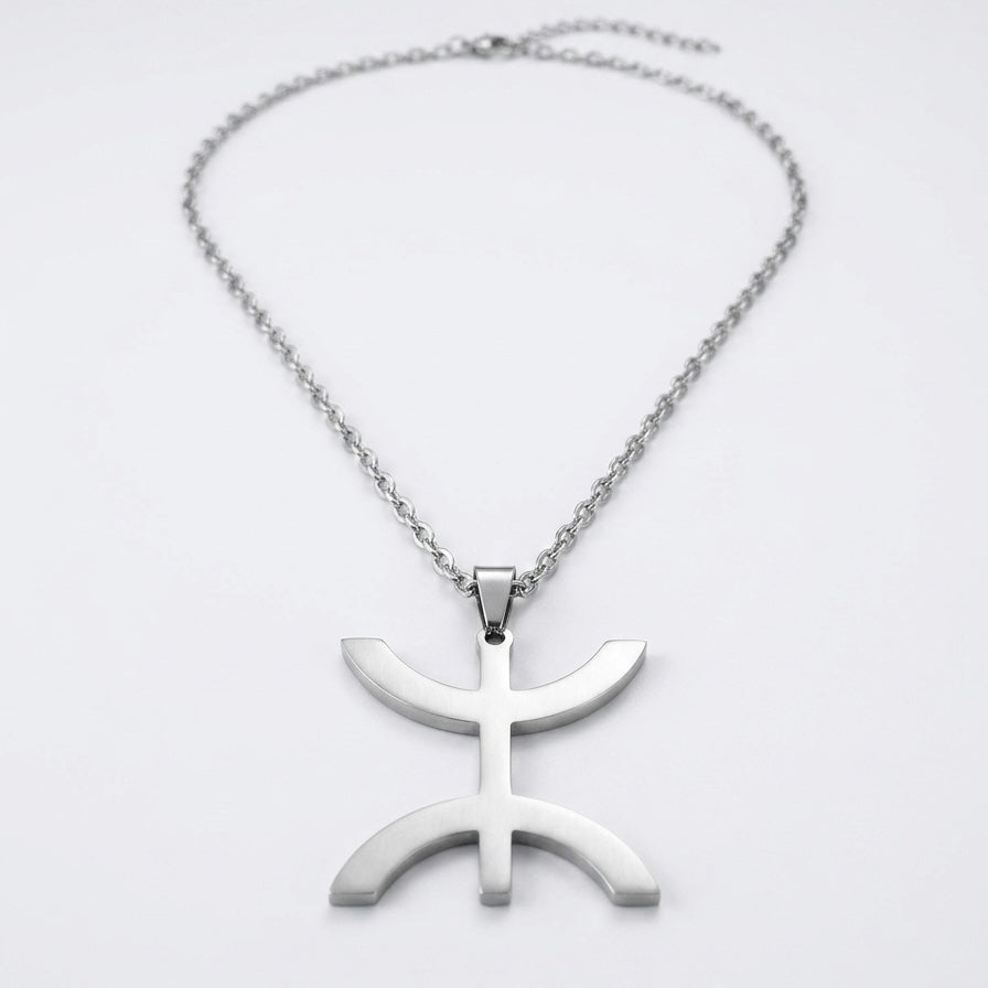 Chaîne Identité Berbère Amazigh Silver