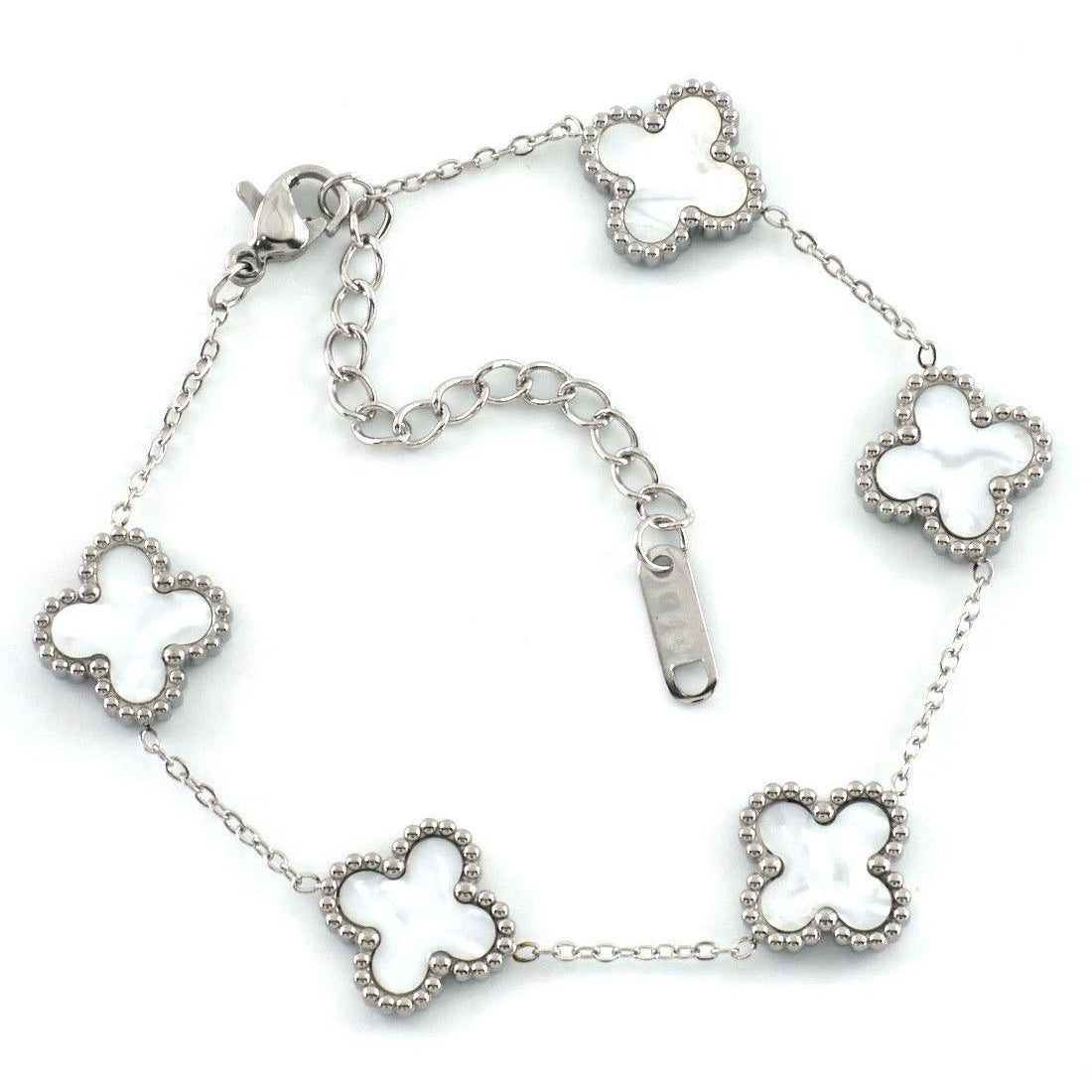 V.cleef argenté blanc