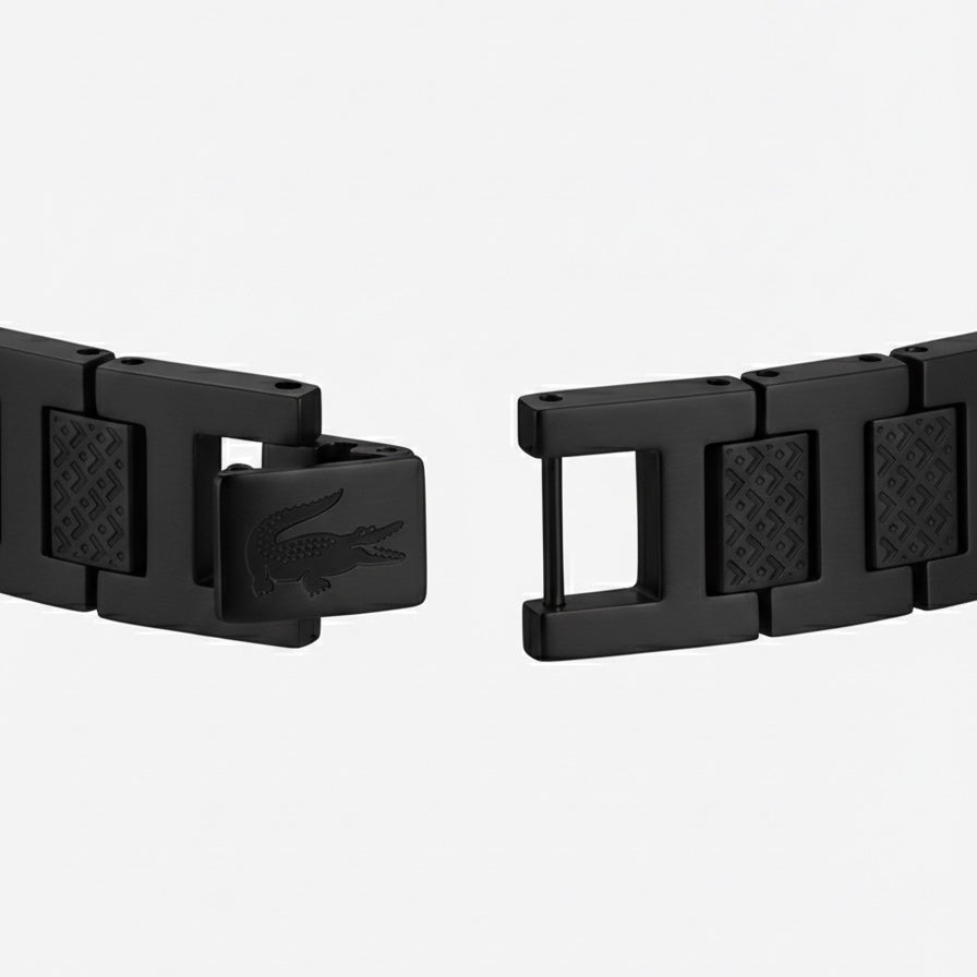 Lacostee black avec boite