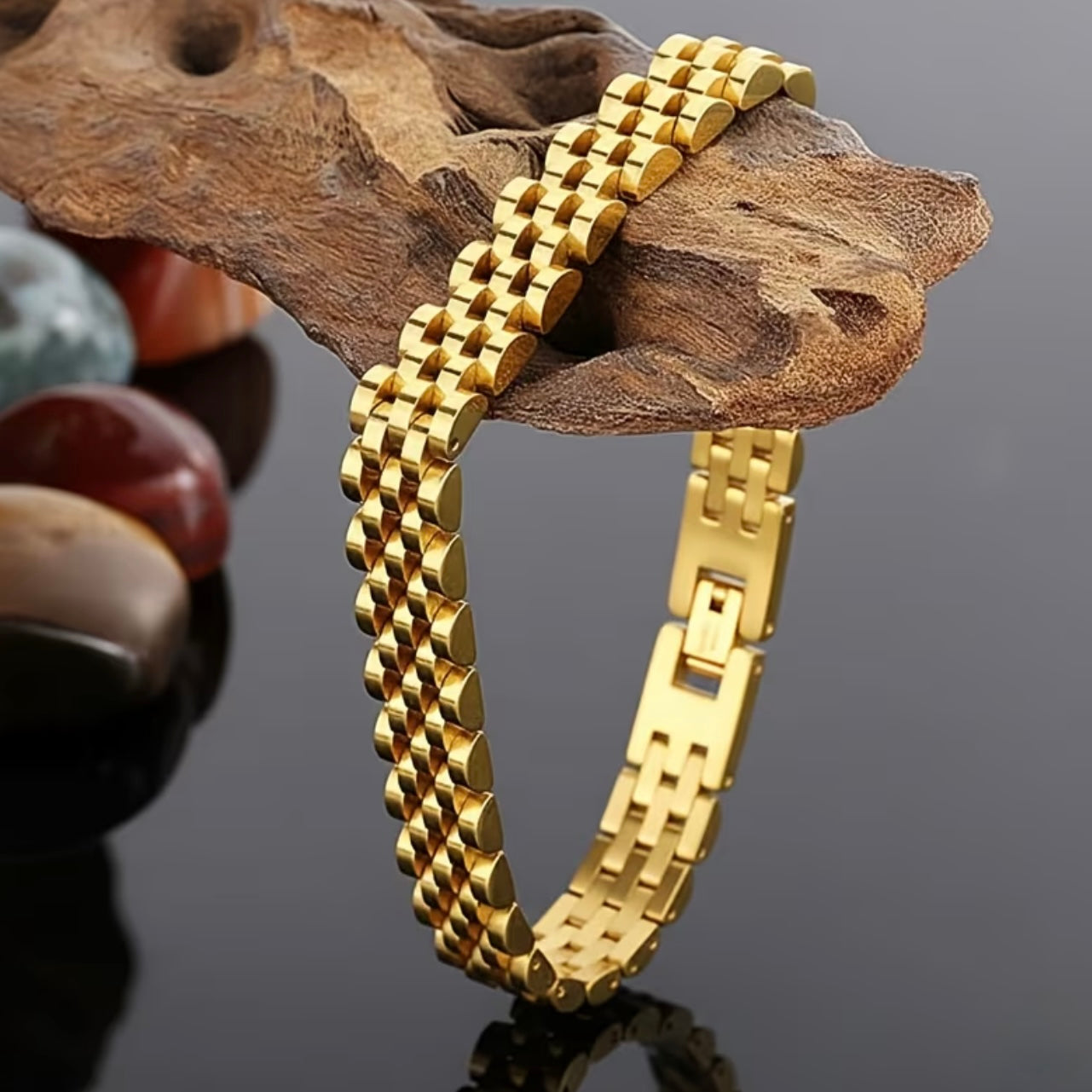 Bracelet rolax doré