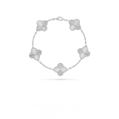 Gourmette v.cleef argente