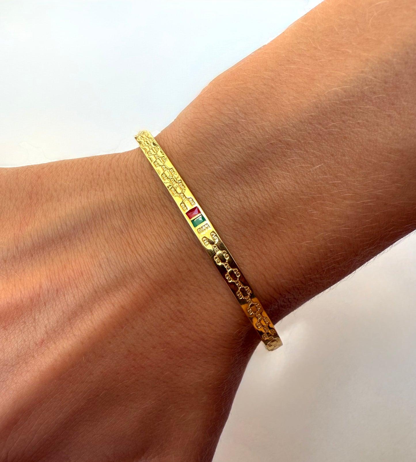 Bracelet motif Gucci
