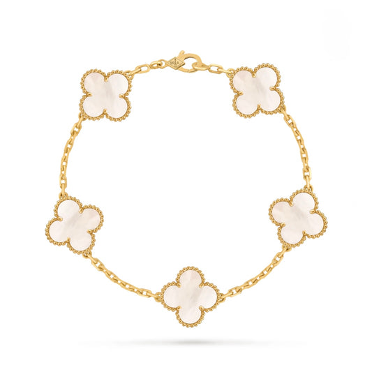 V.cleef doré blanche