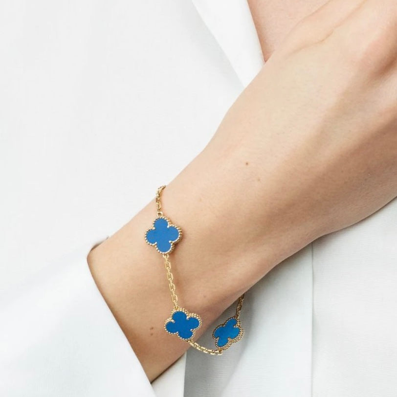 Gourmette v.cleef blue