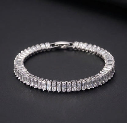 Bracelet diamant 💎 argenté