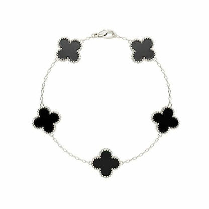 V.cleef argenté noir