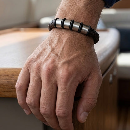 Bracelet OMG semi cuir