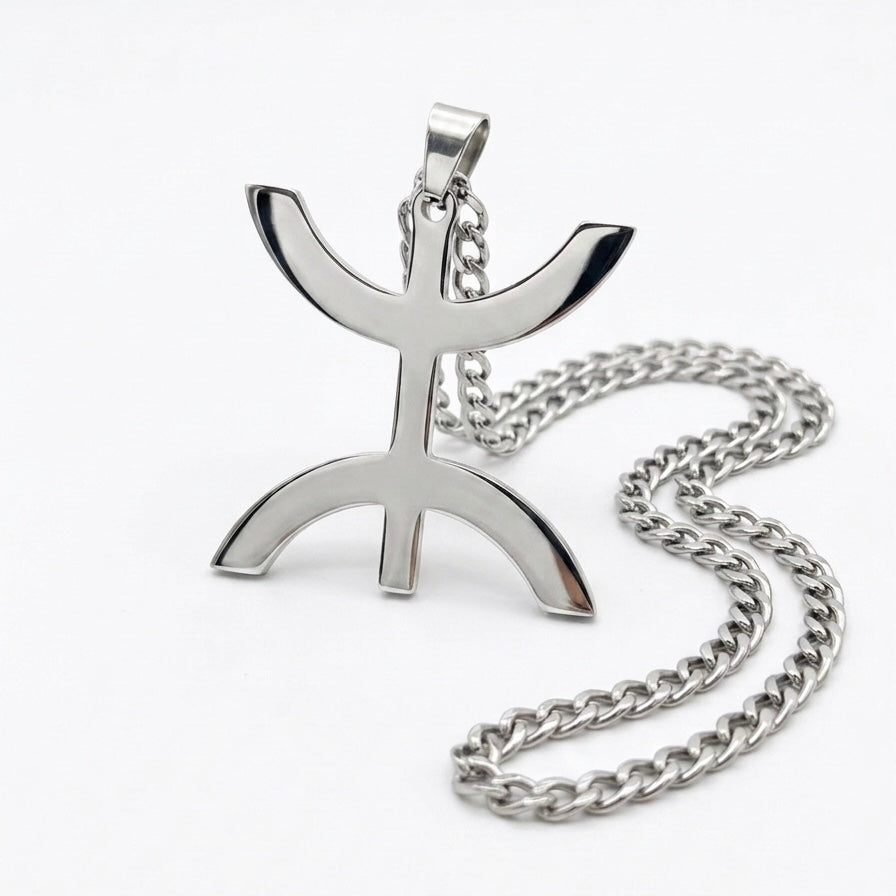 Chaîne Identité Berbère Amazigh Silver