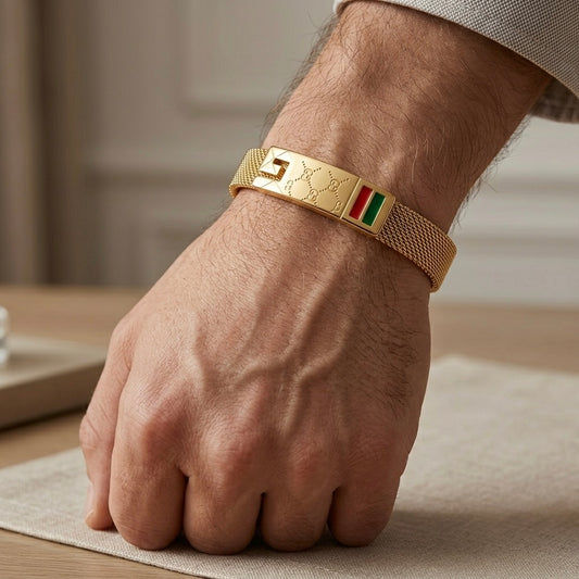 Bracelet guccii dore