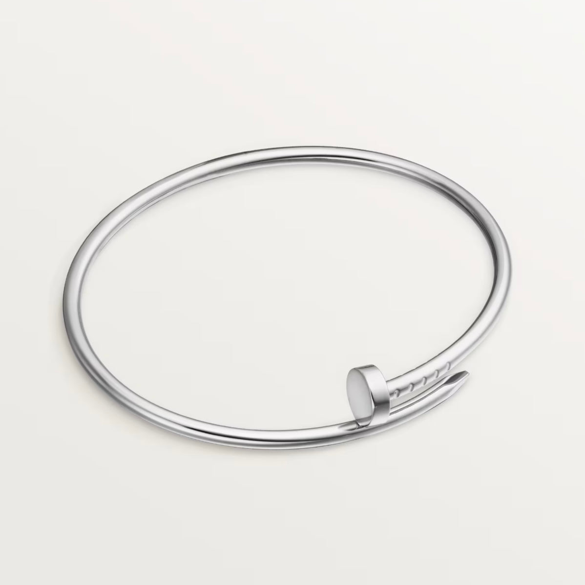 Bracelet clou argenté