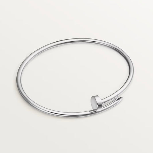 Bracelet clou argenté