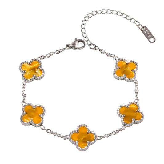 V.cleef argenté orange