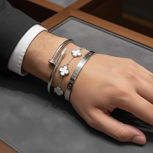 Pack 3 pièces argente