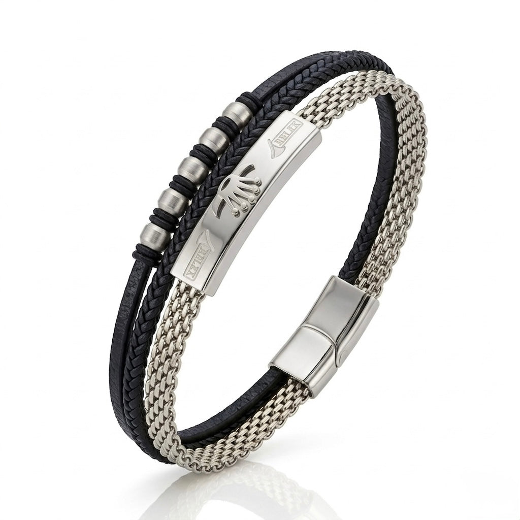 Bracelet rolax 3 pièces argente