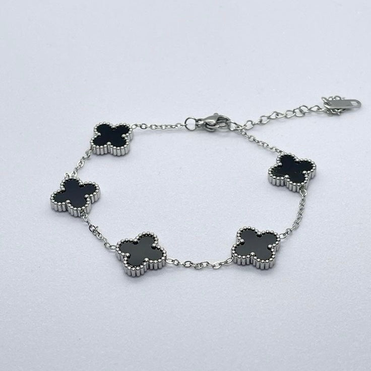 V.cleef argenté noir