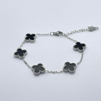 V.cleef argenté noir