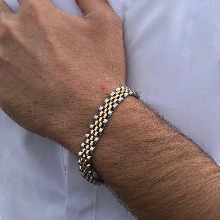 Rolax doré argenté