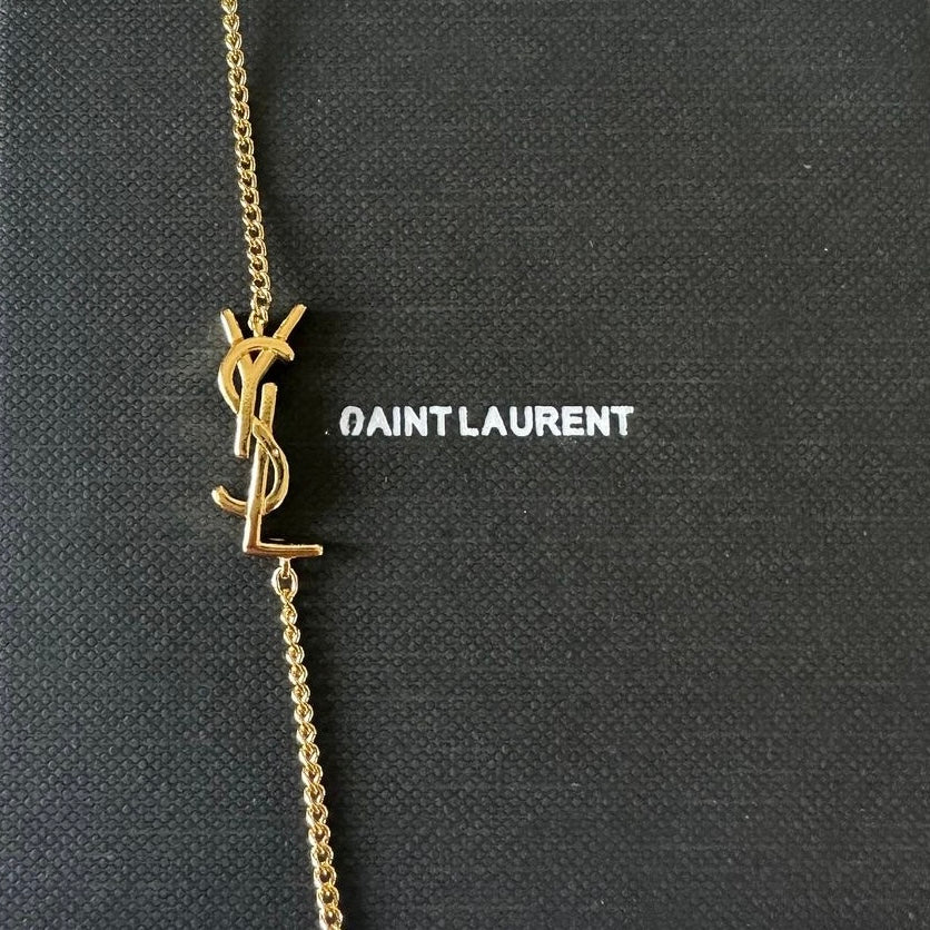 Gourmette YSL doré