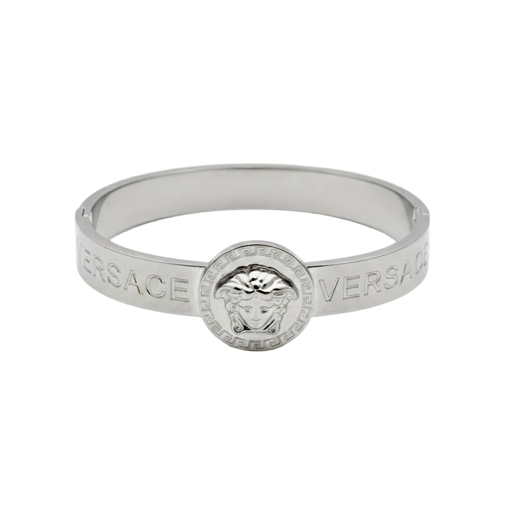 Bracelet motif Versacee argente