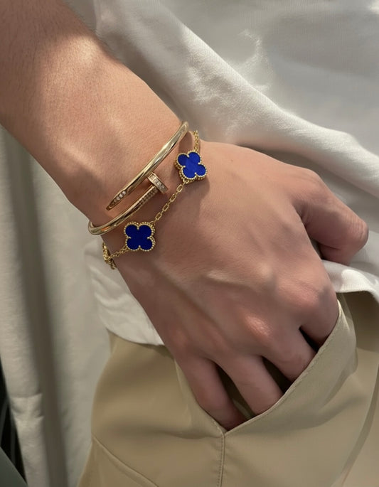 Duo clou & v.cleef dore blue